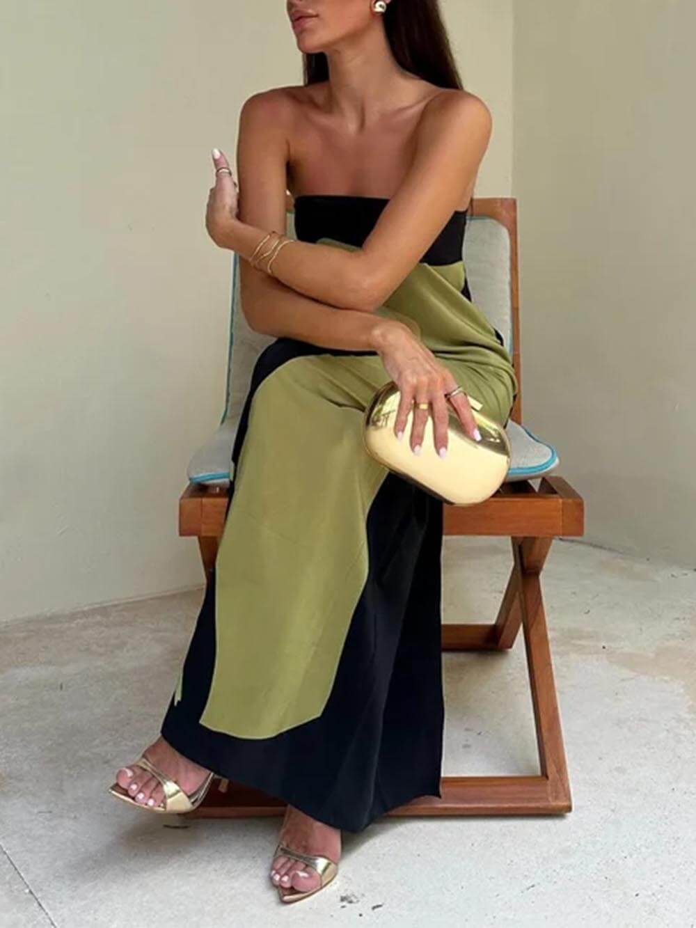 Molly™ - Lange jurk met rugloze print (50% KORTING)