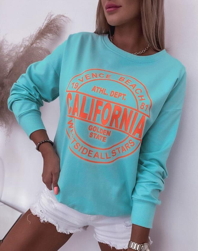 Camilla™ - Casual Sweater met Grafische California Print