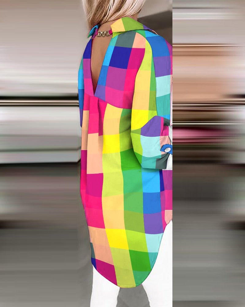 Camilla™ - Vrolijk Gekleurde Blouse in 2 uitvoeringen