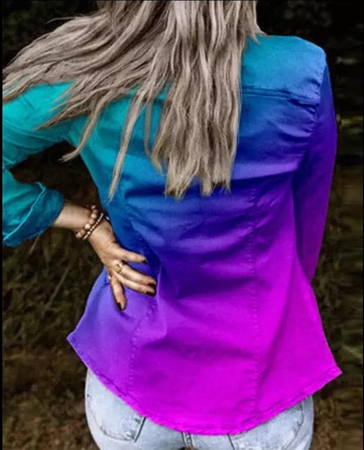 Ginevra™ - Blouse/Jack in bijzondere kleurstelling Tie Dye