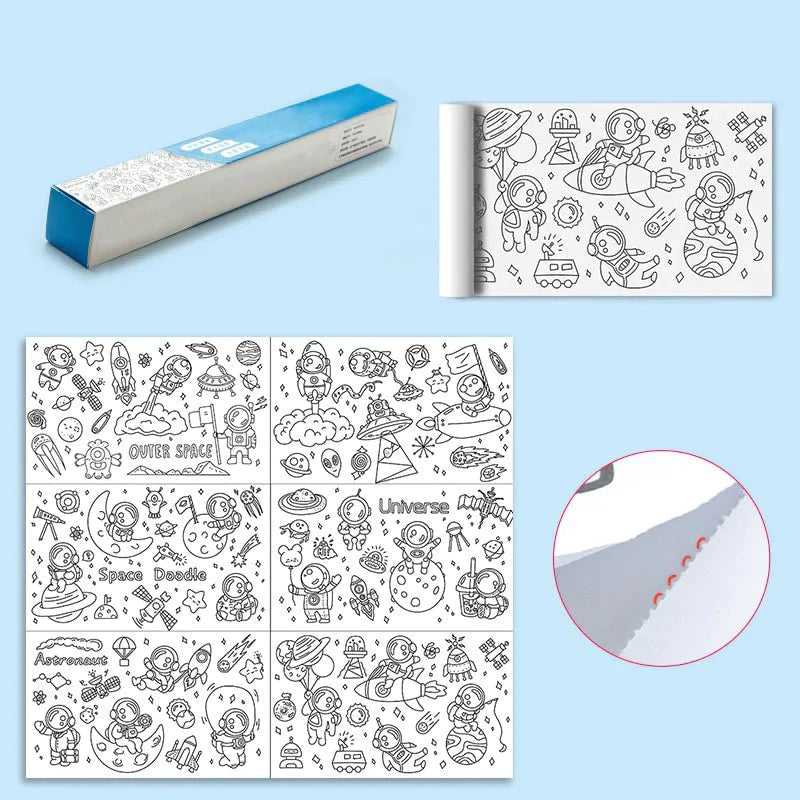 Kidsroll™ XXL kleurplaat - Eindeloos tekenplezier!