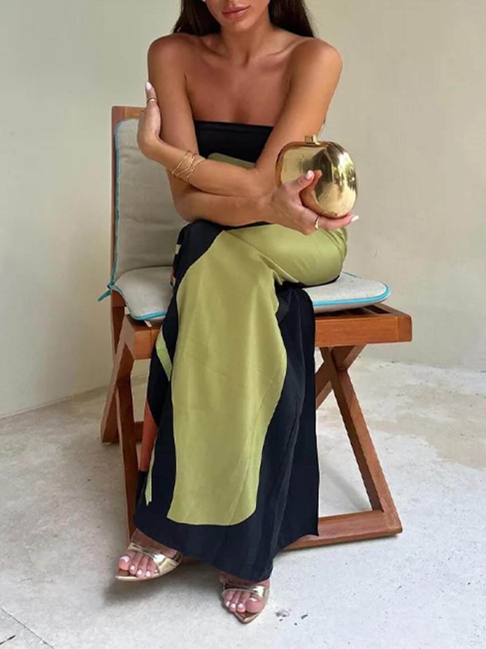 Molly™ - Lange jurk met rugloze print (50% KORTING)