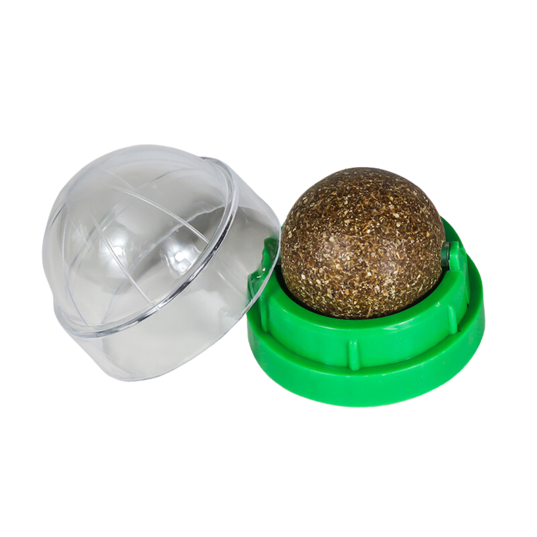 KittyOrbit™ - Rond Spinning Catnip Treats Ball Speelgoed (1+1 GRATIS)
