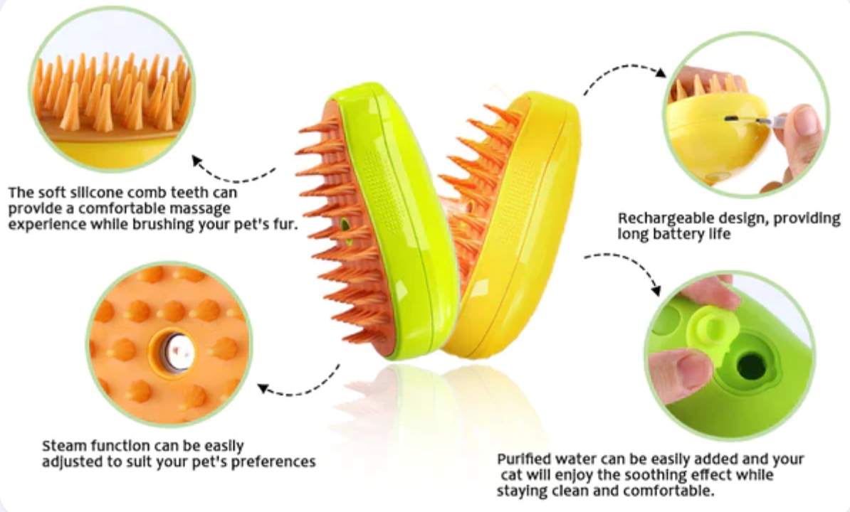 SoftBrush - Stoomborstel voor huisdieren (50% KORTING)