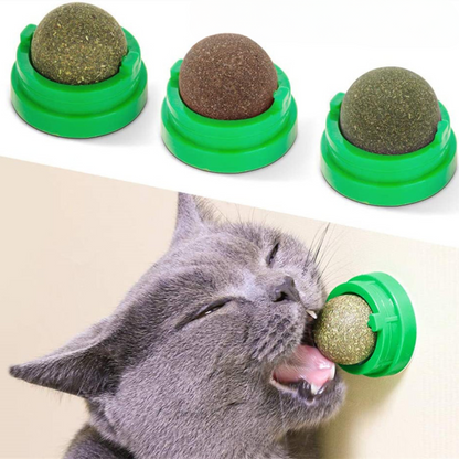 KittyOrbit™ - Rond Spinning Catnip Treats Ball Speelgoed (1+1 GRATIS)
