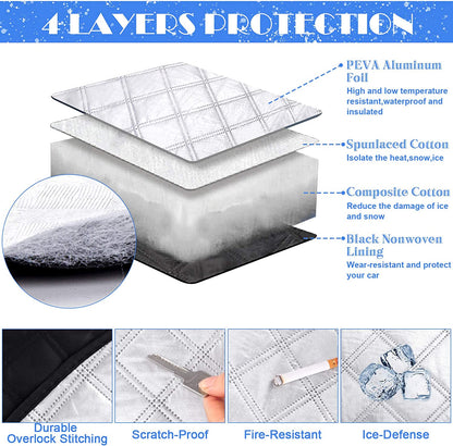 Sneeuwbestendige Magnetische Autohoes (50% KORTING)