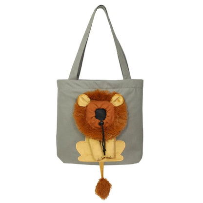 PawsPouch™ - Nieuwste Leeuwen Vorm Huisdier Canvas Schoudertas