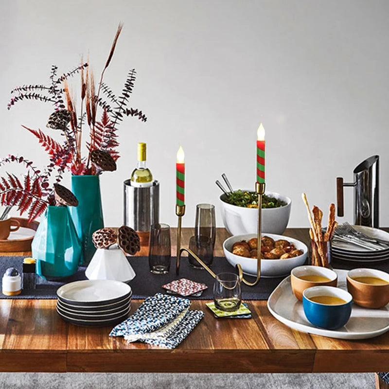 CandyGlow™ - Flikkerende zuurstokkaarsen (50% KORTING)