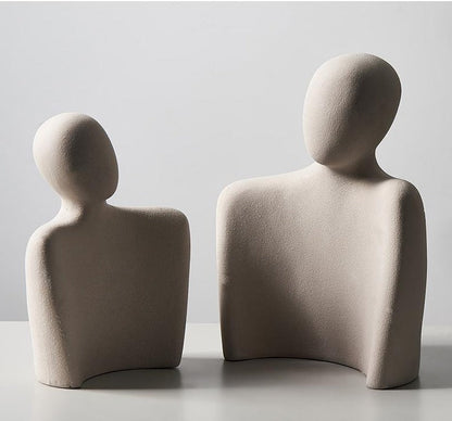 FusionHug™ - Abstract Knuffelend Paar Keramiek (50% KORTING)