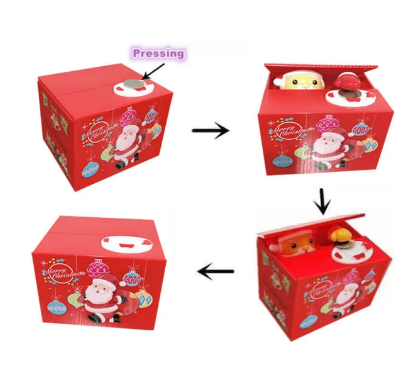 SantaCoinSaver™ - Pop-up spaarvarken met munten (50% KORTING)