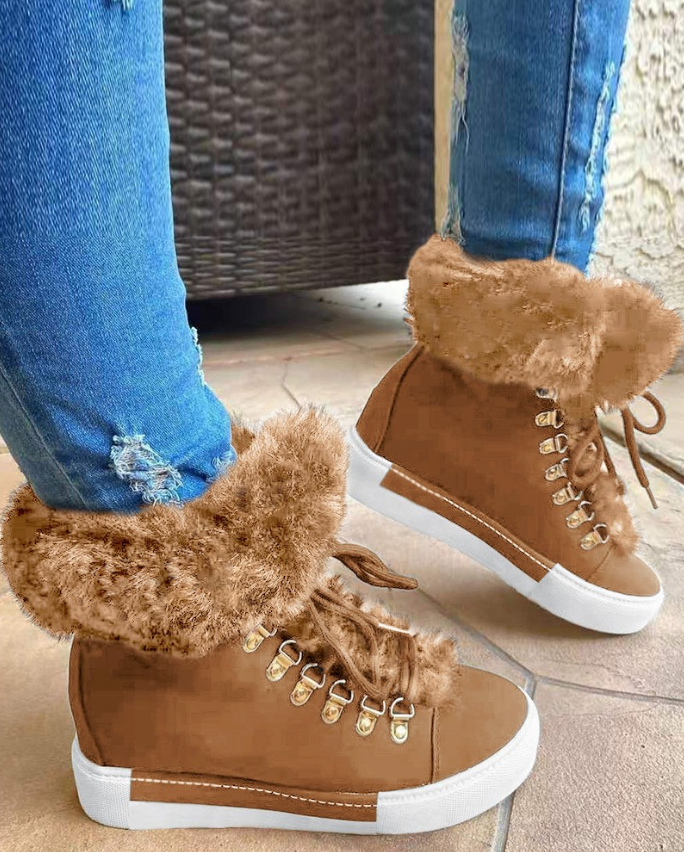 SnowWarmth™ - Sleehakken met bontrand (50% KORTING)