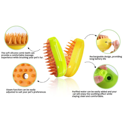 SteamPaws™ - Elektrische Stoomborstel Voor Katten En Honden (50% KORTING)