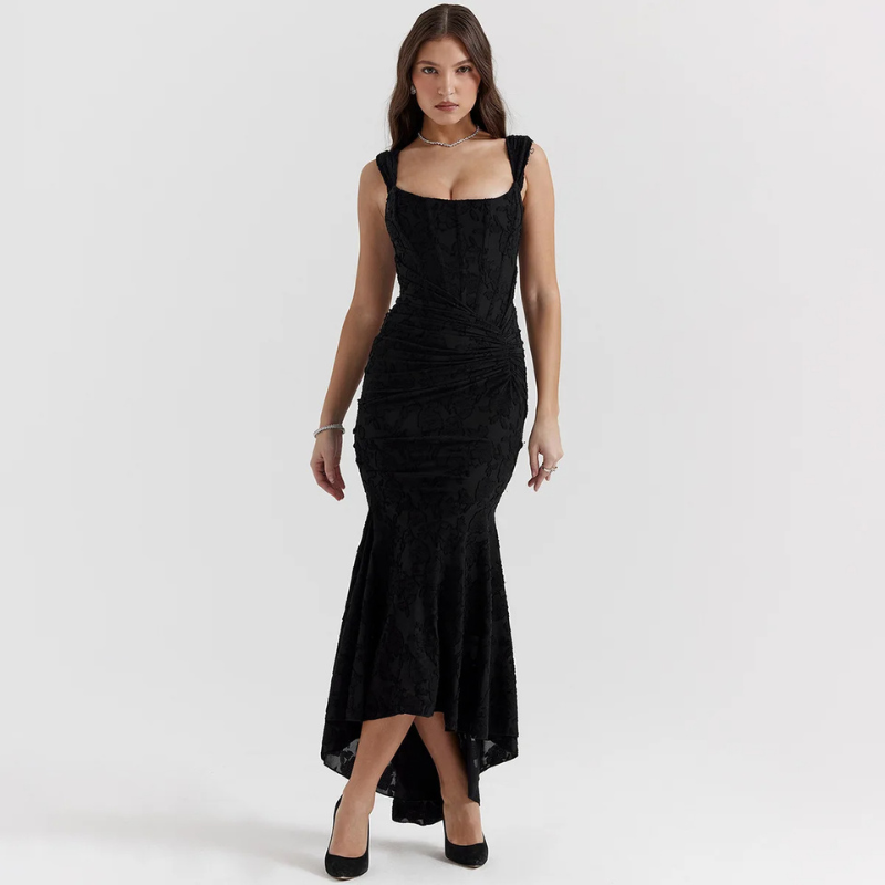 Patrice™ - Bodycon Maxi Met Schouderopening (50% KORTING)