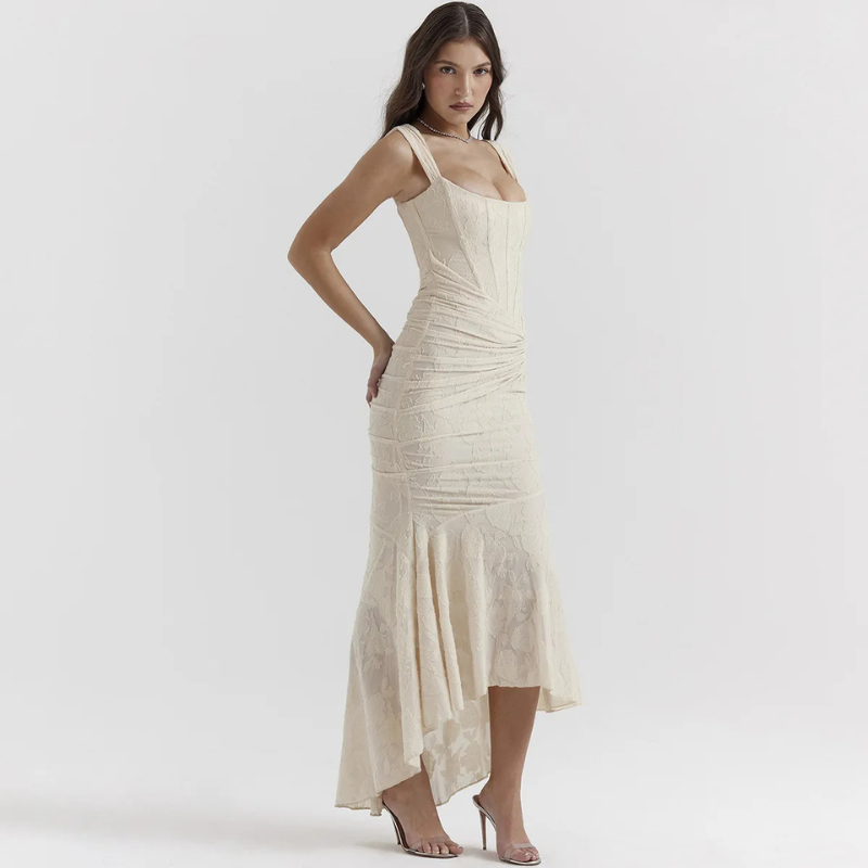 Patrice™ - Bodycon Maxi Met Schouderopening (50% KORTING)