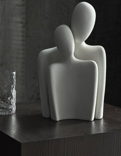 FusionHug™ - Abstract Knuffelend Paar Keramiek (50% KORTING)