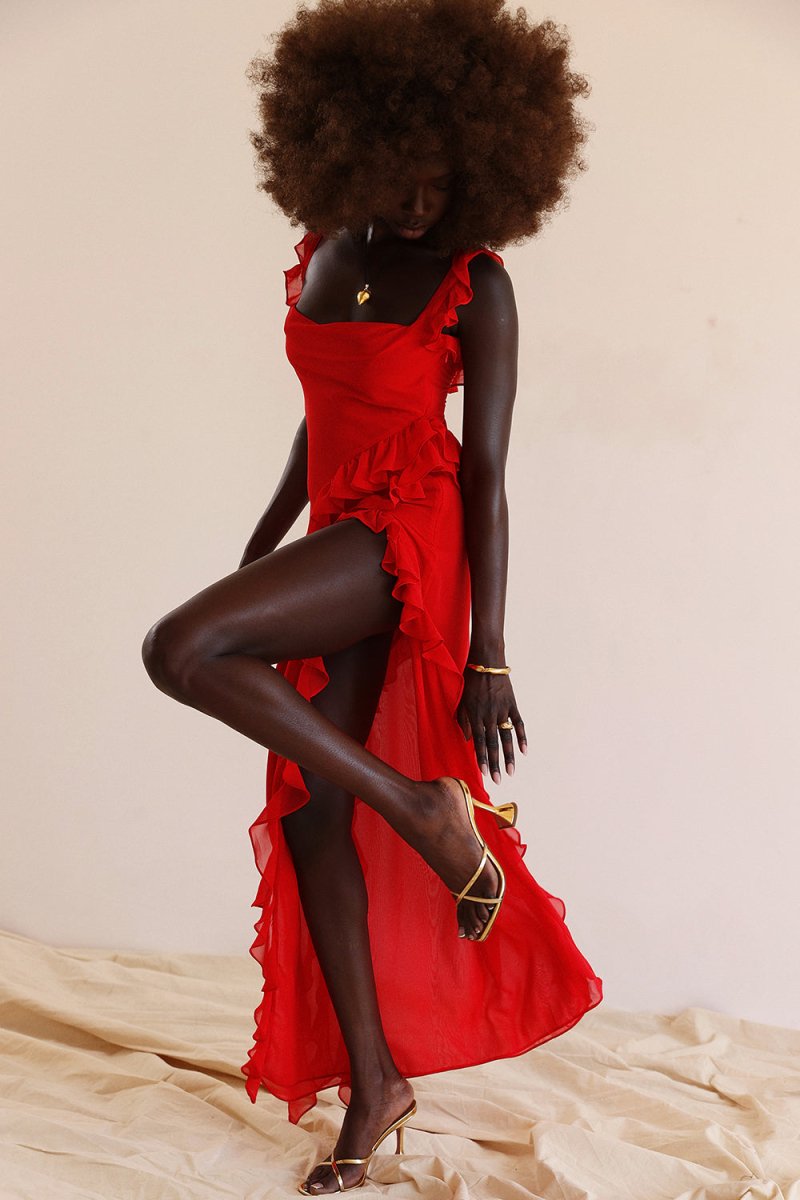 Laura™ - Pittige Feestjurk Met Split (50% KORTING)