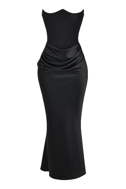 Marissa™ - Elegante Zwarte Maxi Jurk (50% KORTING)