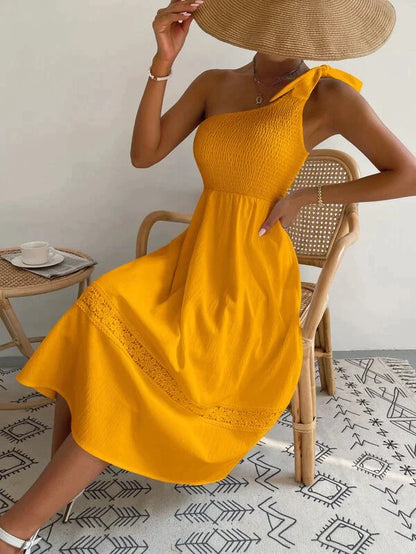 Shirring™ Mouwloze Jurk