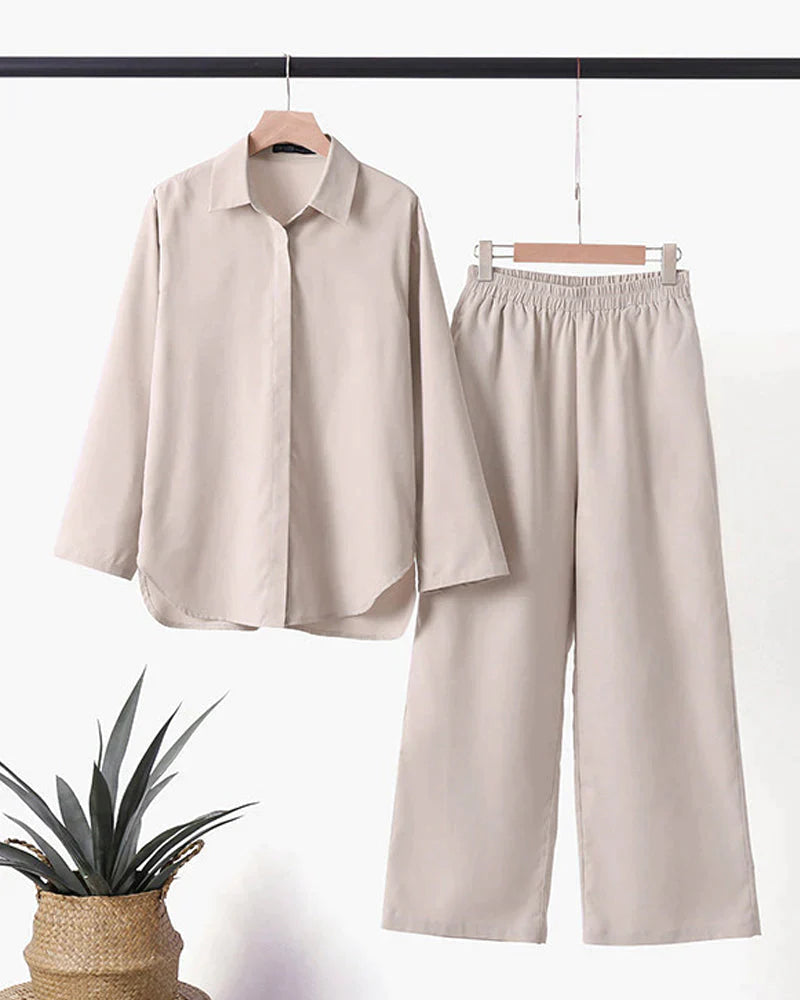 Sanne™ | Zomer linnen set