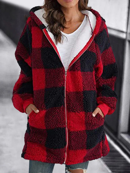 Modioza | Destiny Oversized Plaid Jacket