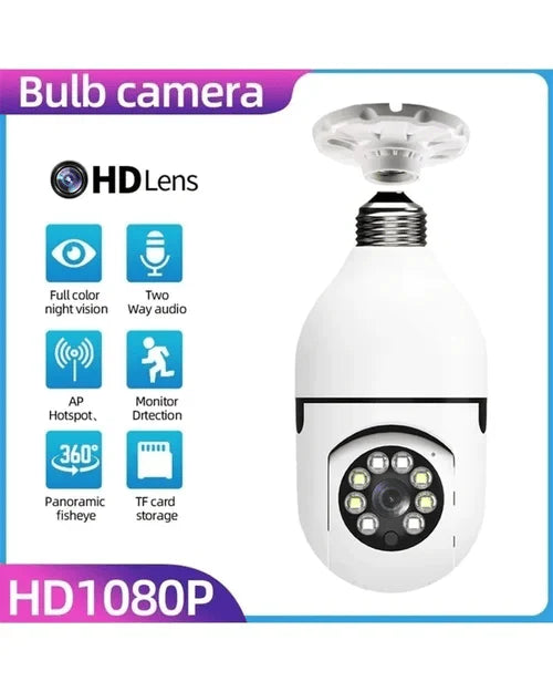 SafeView™ - Draadloze Wifi Lichtbol Camera Beveiligingscamera (50% KORTING)