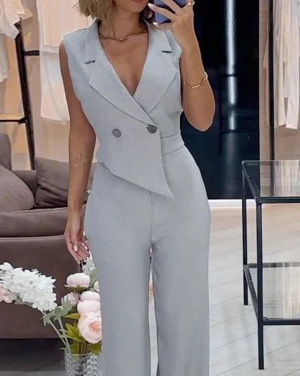 Elaine's | Mouwloze Jumpsuit