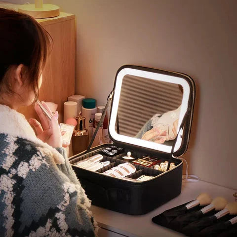 Supreme MakeUpBag™ De make up tas met led spiegel voor waar je ook heen gaat!