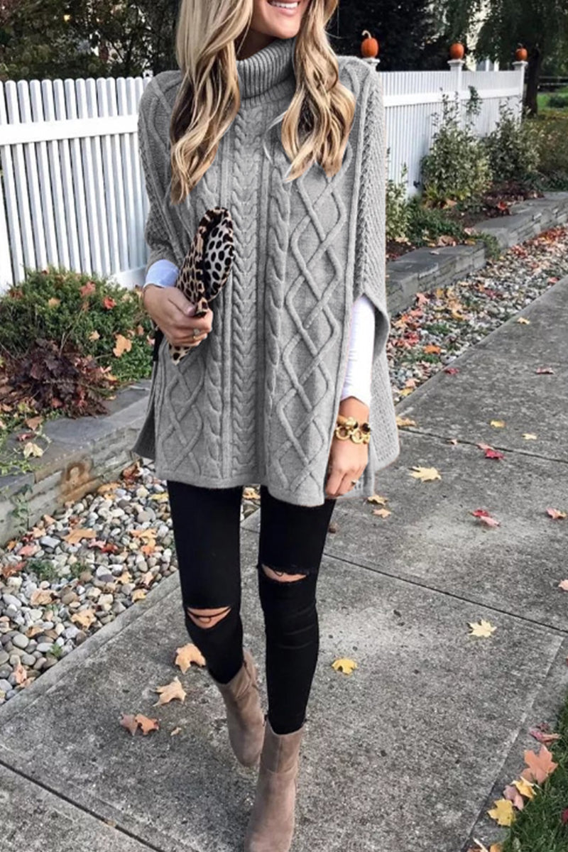 Modioza™ Losse Trui met Hoge Hals