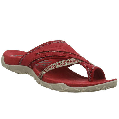 Sally™ Sandalen van textiel en leer die ademen