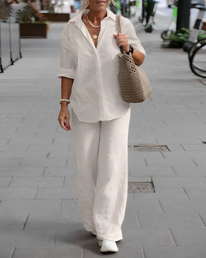 Sanne™ | Zomer linnen set