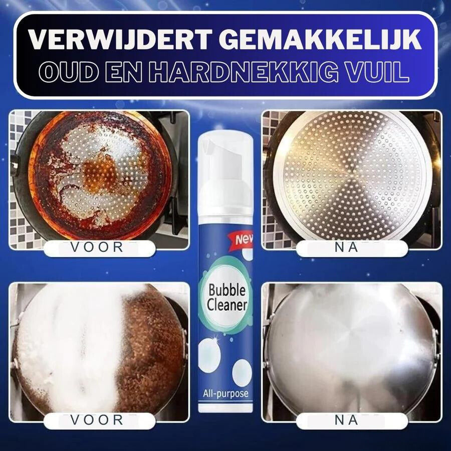 Supreme BubbleCleaner™ | 1+1 Gratis! Verwijdert hardnekkig vuil en vet met slechts één spray