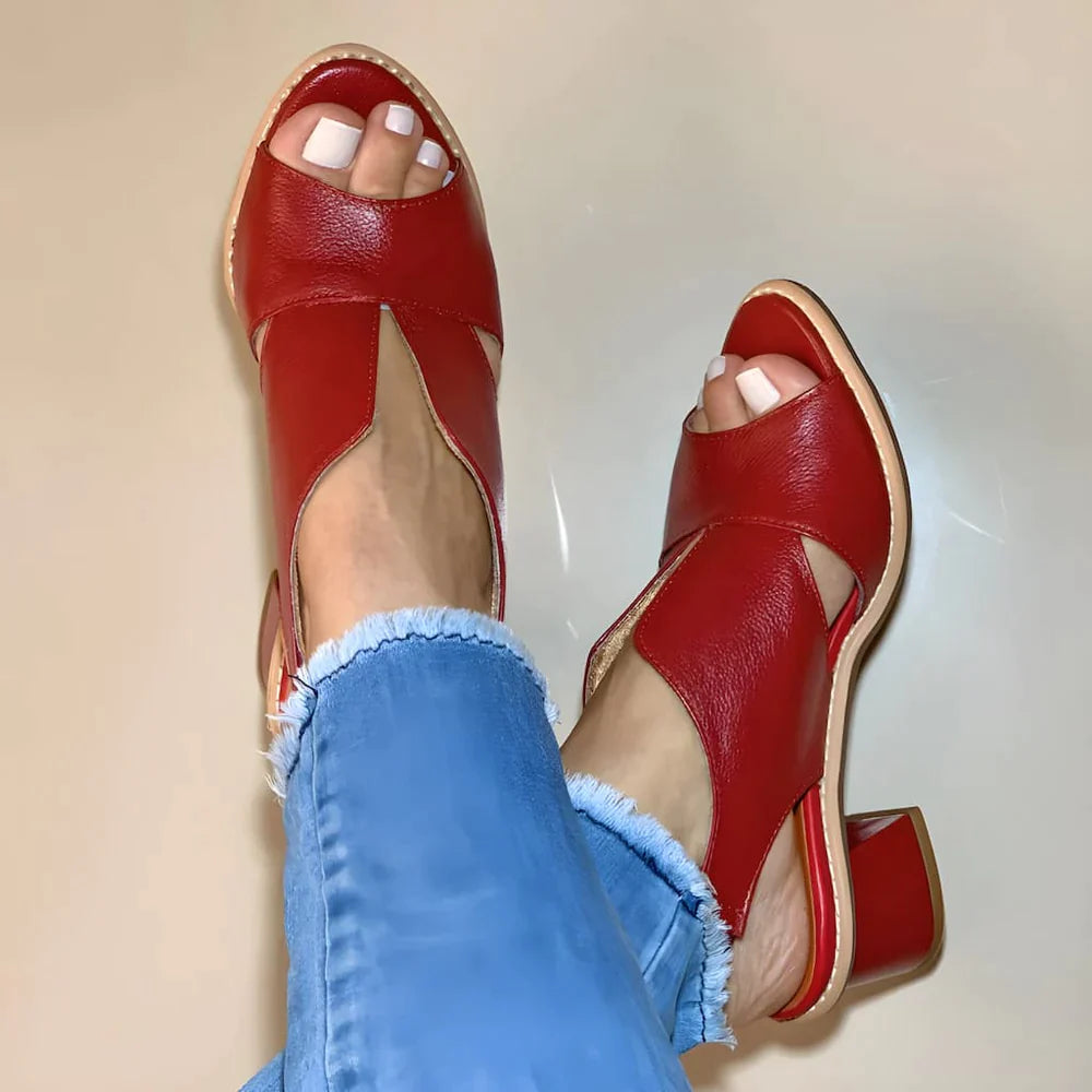 NOVA™ VROUWEN LEREN SANDAAL | 50% KORTING