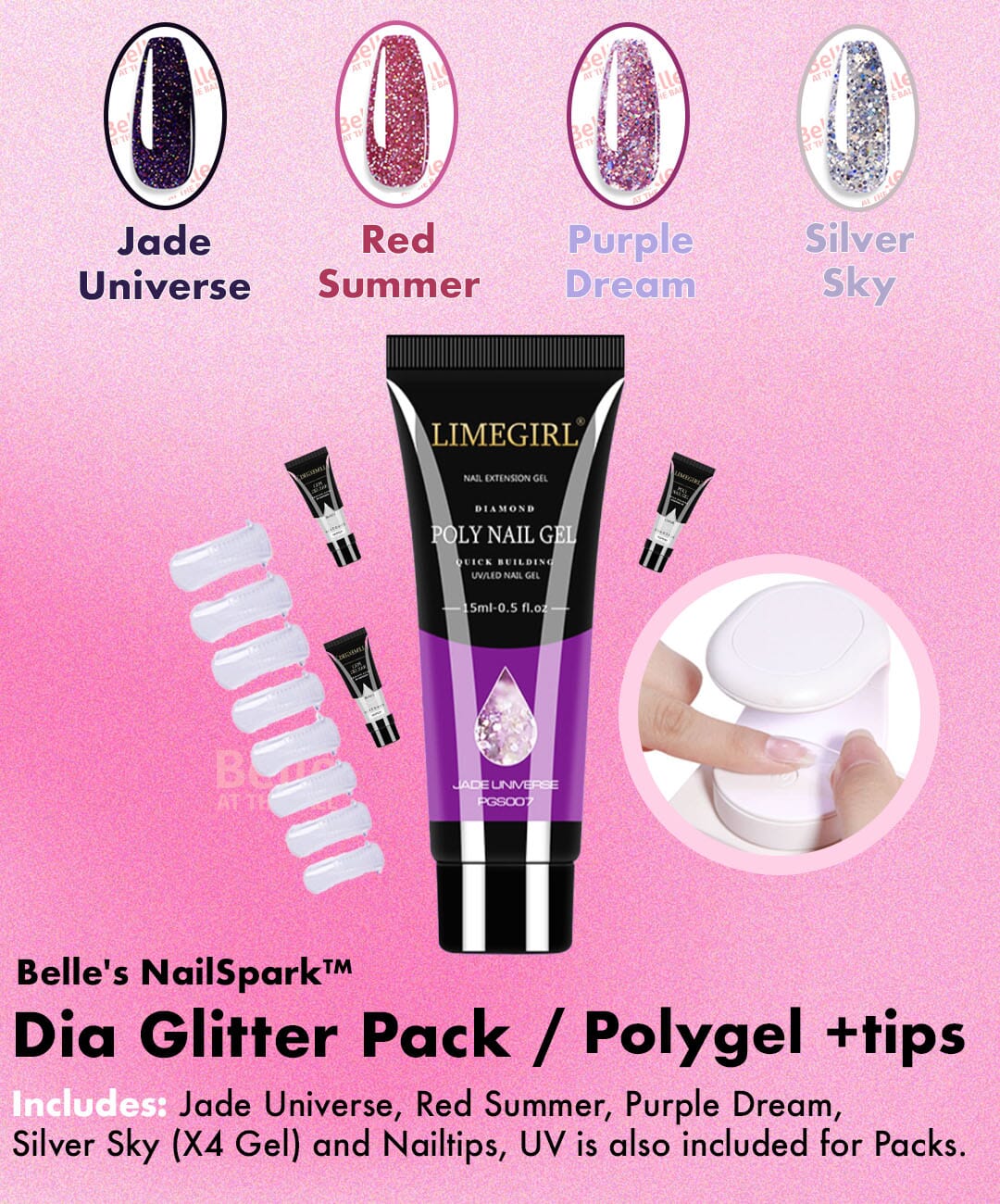 Linnea™ - Polygel Eenvoudige Nagelset (50% KORTING)