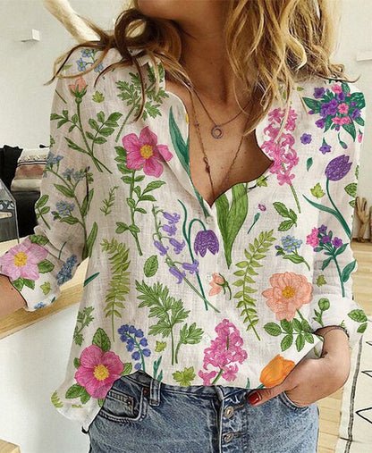 Ginevra™ - Prachtige blouse met Flora prints