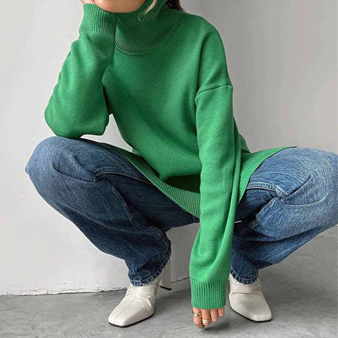 AALIYAH | Stijlvolle Trui met Split