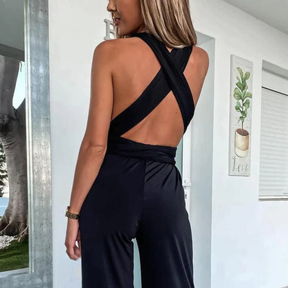 VICTORIA | ZOMERSE JUMPSUIT MET WIJDE BROEK