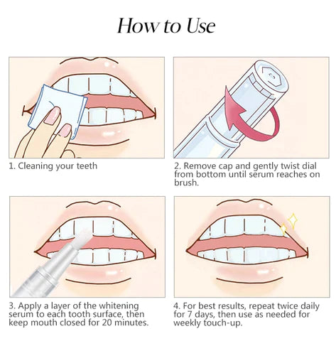 Supreme White™ 1+1 GRATIS! Tandenbleekpen voor een mooi en gezond gebit!