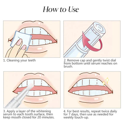 Supreme White™ 1+1 GRATIS! Tandenbleekpen voor een mooi en gezond gebit!