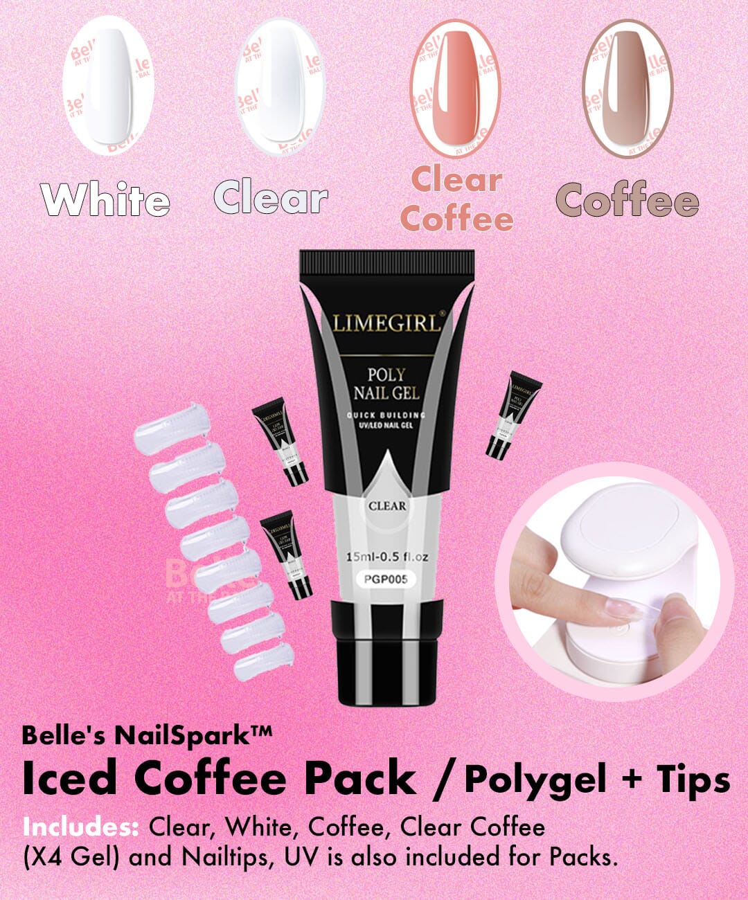 Linnea™ - Polygel Eenvoudige Nagelset (50% KORTING)