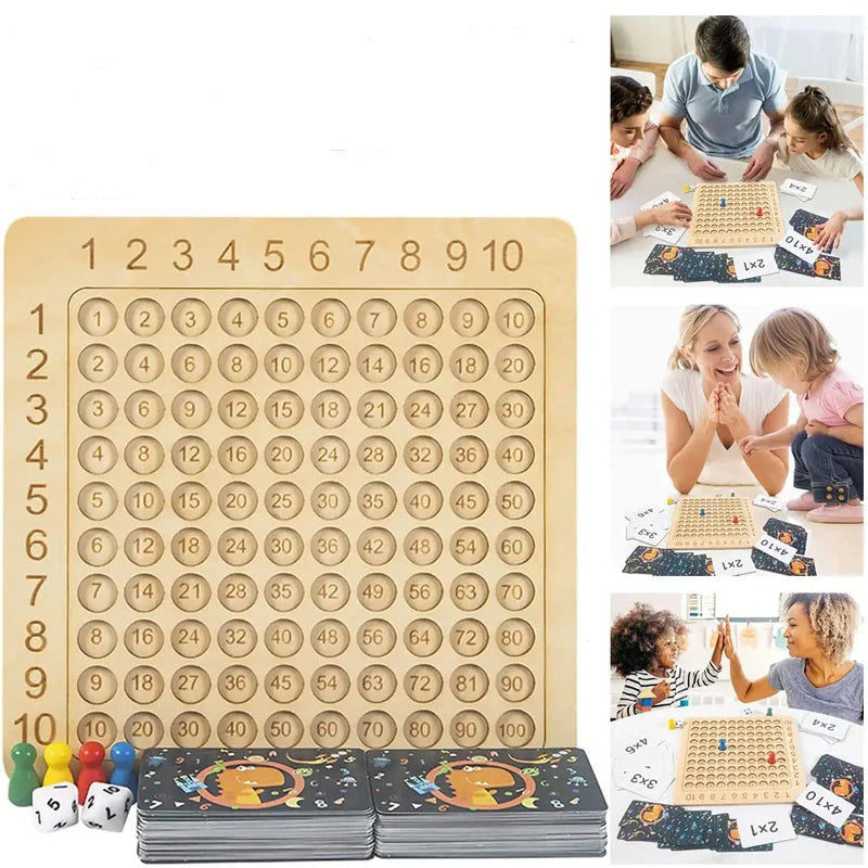 Math Help® | Montessori houten bordspel  (50% Korting)