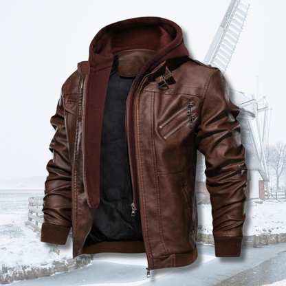 Xever Leather Jacket™ | Warm en stijlvol
