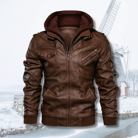 Xever Leather Jacket™ | Warm en stijlvol