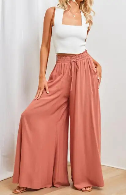 Irida™ Lange Culottes Met Hoge Taille (50% KORTING)
