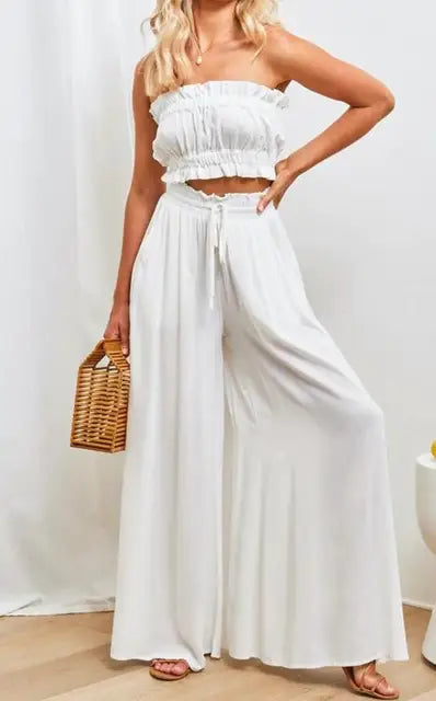 Irida™ Lange Culottes Met Hoge Taille (50% KORTING)