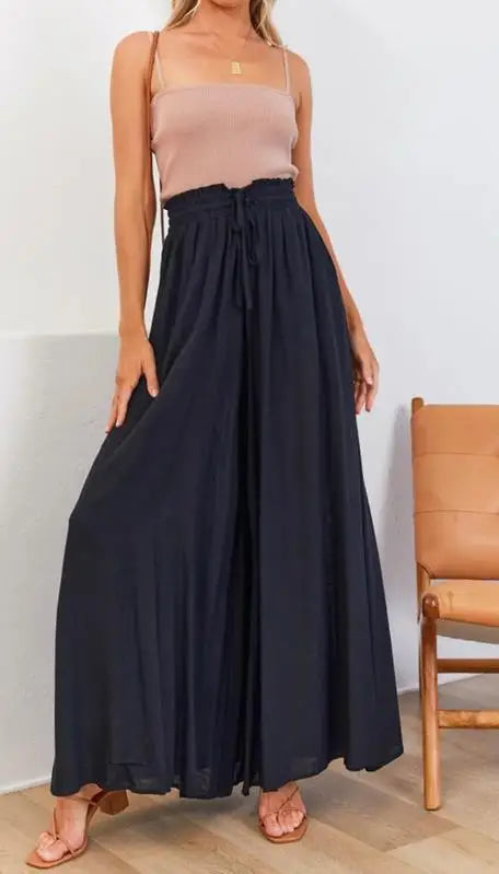 Irida™ Lange Culottes Met Hoge Taille (50% KORTING)