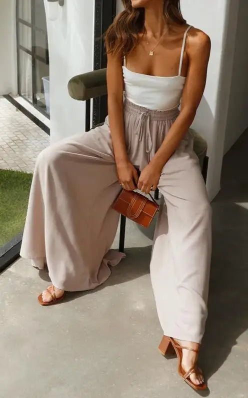 Irida™ Lange Culottes Met Hoge Taille (50% KORTING)