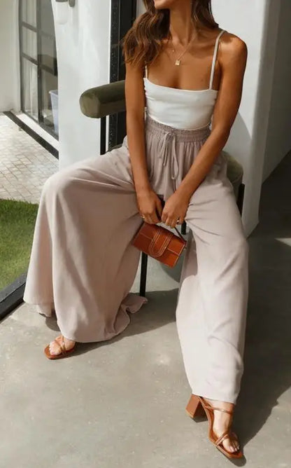 Irida™ Lange Culottes Met Hoge Taille (50% KORTING)