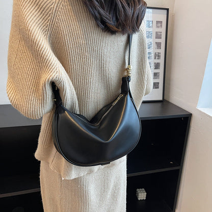 Nadia zacht lederen schoudertas