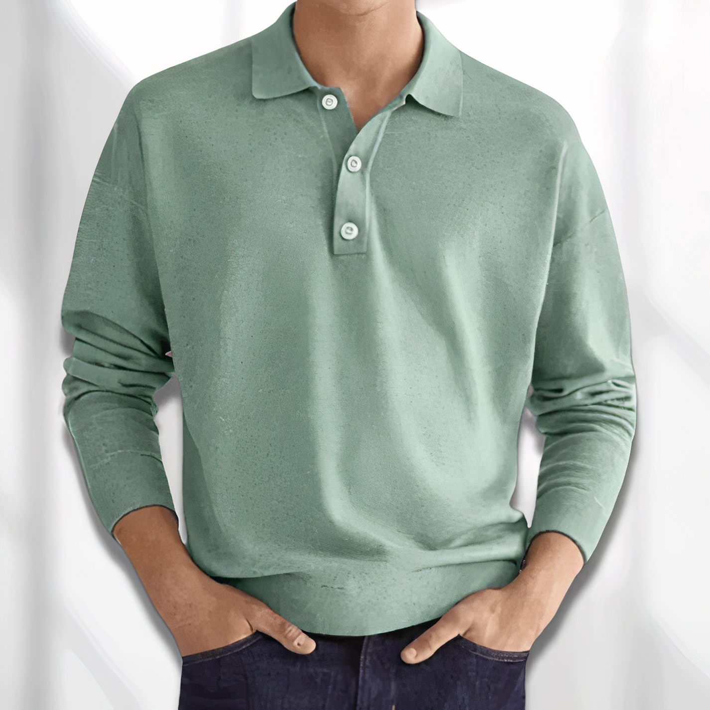 Donald™ - Elegante fusion polo (50% KORTING)