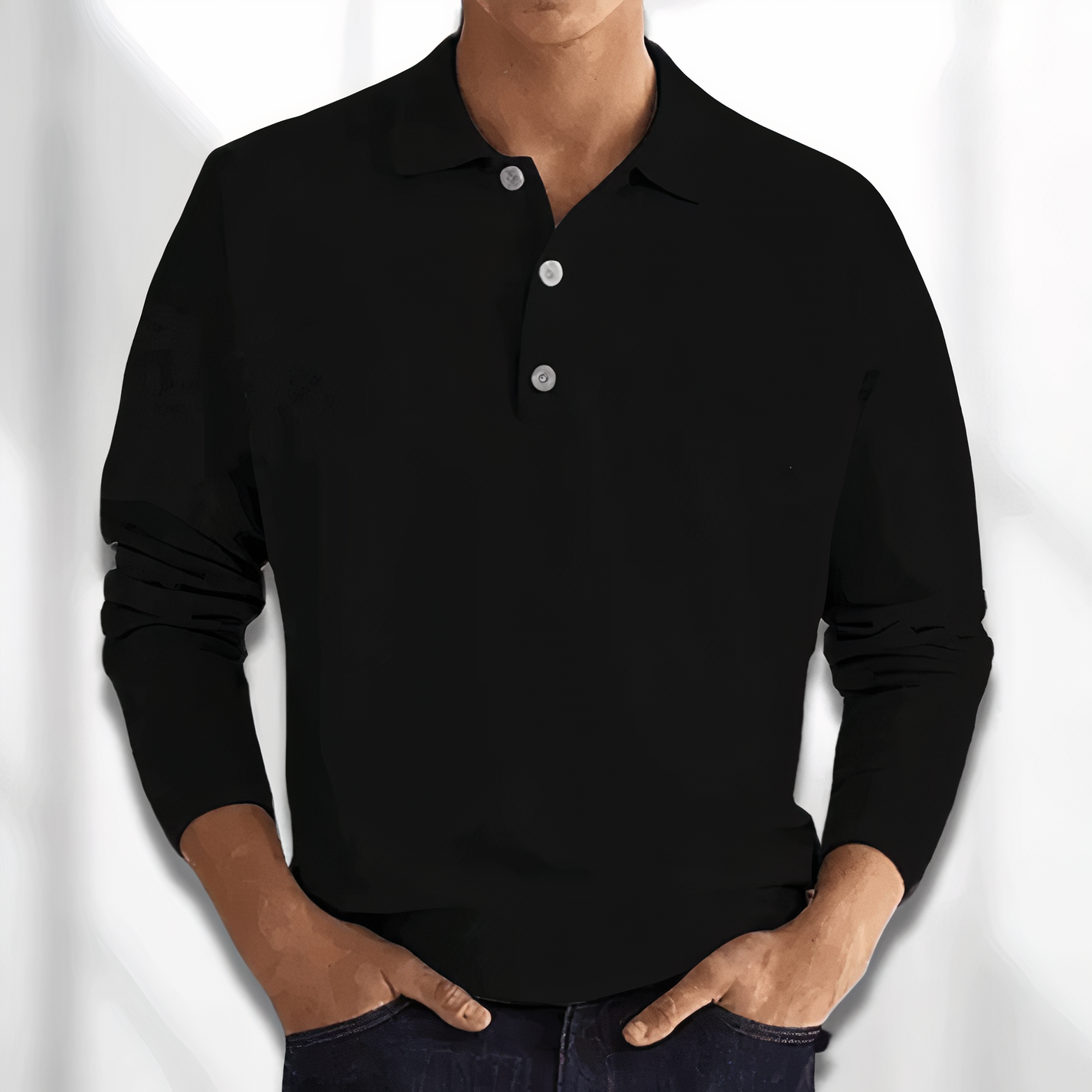 Donald™ - Elegante fusion polo (50% KORTING)